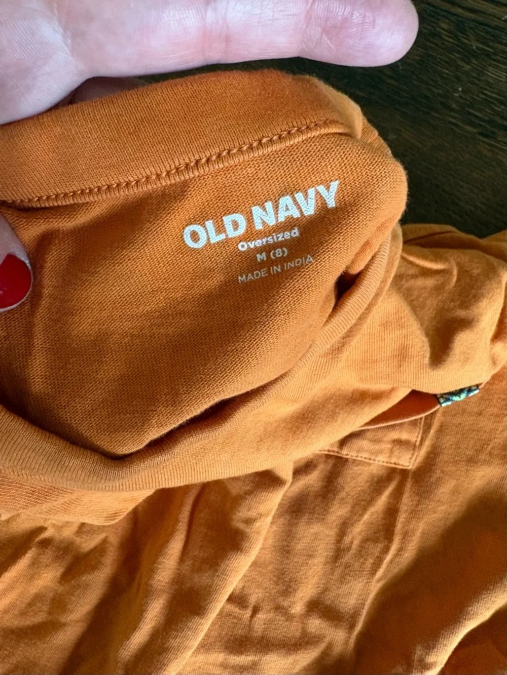 Old navy boys orange short sleeve tee